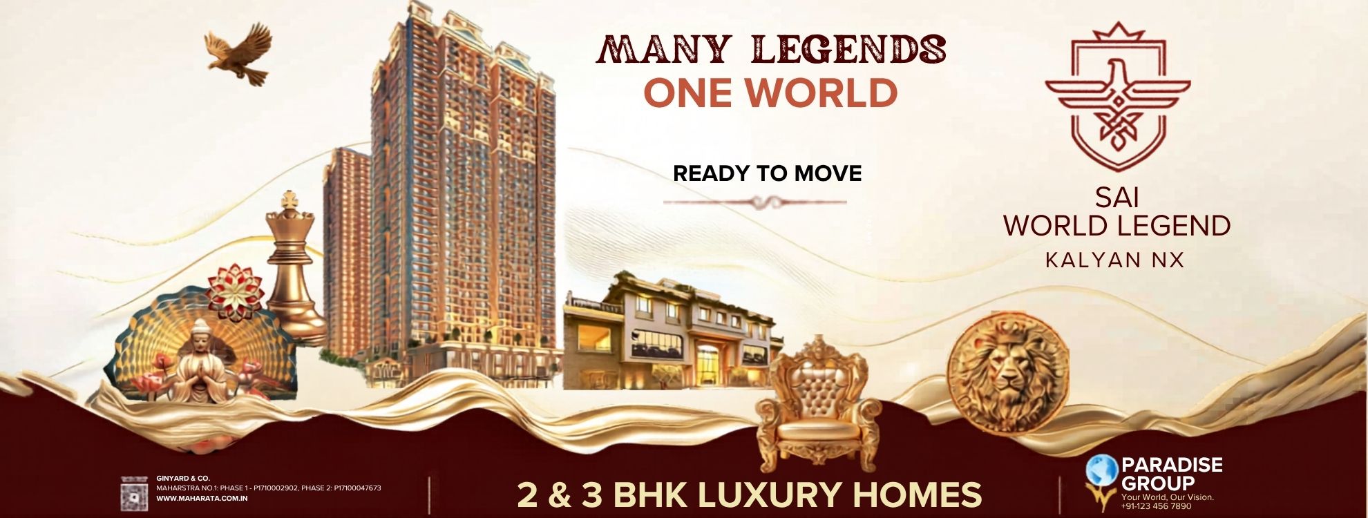 Sai World Legend Shahad | 2 & 3 BHK Homes